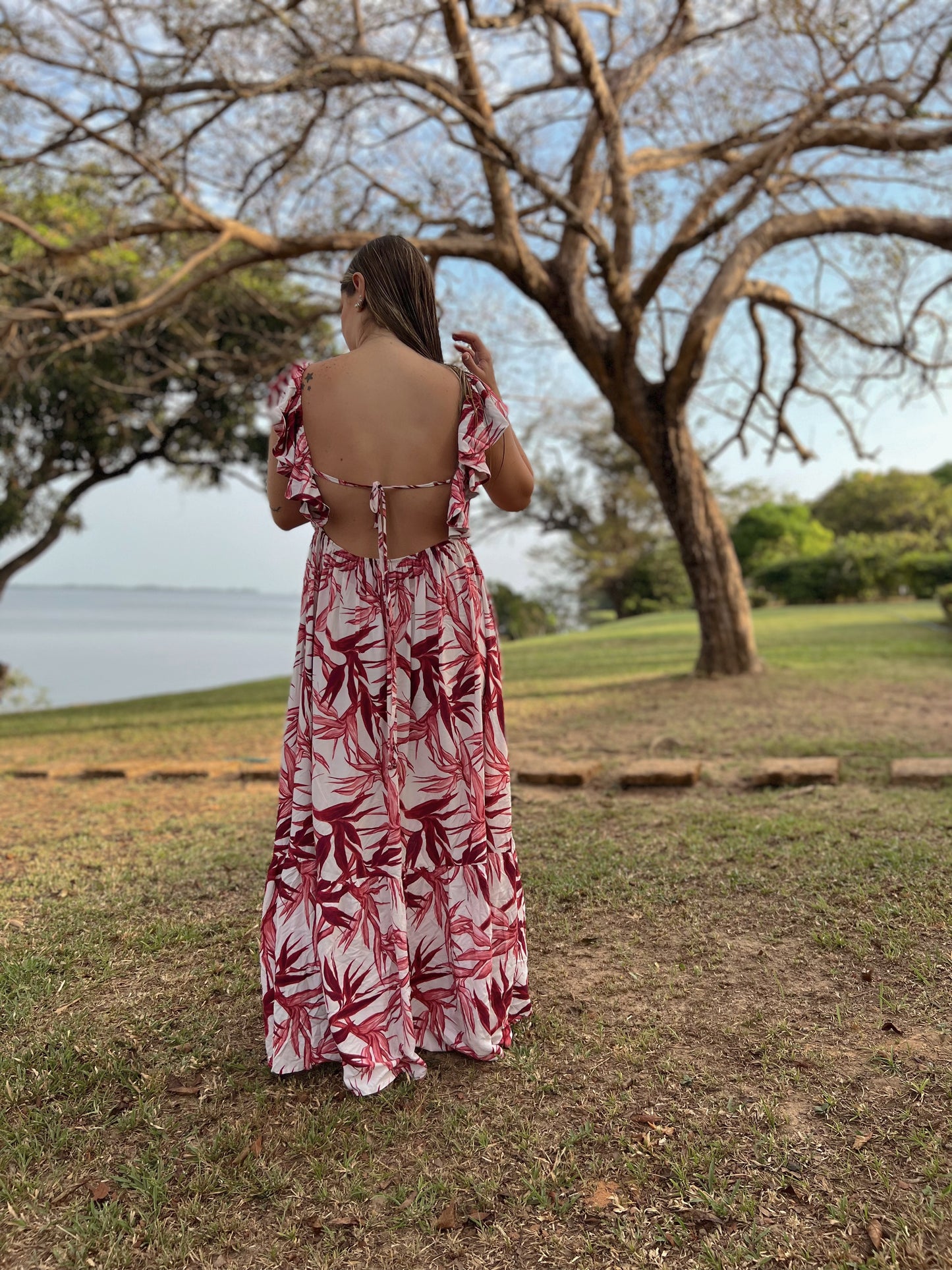 Vestido abril rojo